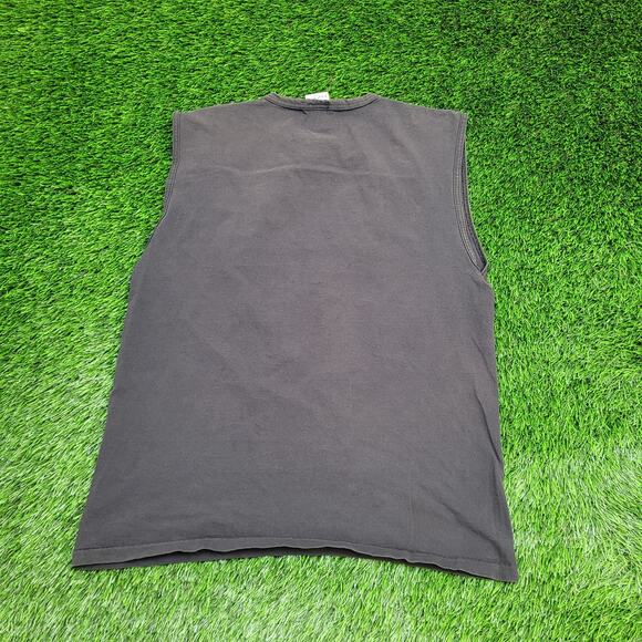 Vintage 90s OZZY Australia Surf Shirt M/L 21x27 Faded Black - Picture 2 of 12